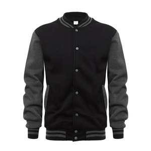 Sudadera con capucha para hombre de talla europea de invierno transfronteriza, cárdigan de lana, chaqueta de béisbol abotonada, chaquetas informales para hombre - Product Image 1