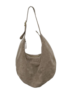 Phong cách màu be Màu sắc Công suất trung bình ngoài trời làm bằng tay da lộn <span class=keywords><strong>Slouch</strong></span> <span class=keywords><strong>Shoulder</strong></span> Tote túi rộng rãi Hobo phong cách túi xách cho phụ nữ - Product Image 2