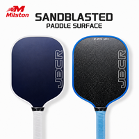 Raquette de pickleball MST J3CR Honolulu Crystal Grit T700 en carbone, noyau en mousse EPP pressé à chaud sablé grossier de 16 mm, prête à être expédiée