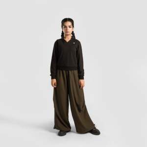 เสื้อโปโลลำลองสำหรับเล่นกีฬาเทนนิสสำหรับผู้หญิง ผ้าวาฟเฟิลสีดำ ระบายอากาศได้ดี ถักทอแบบเรียบและลายพิมพ์ - Product Image 4