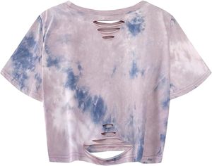 เสื้อครอปของผู้หญิงเสื้อยืดทันสมัยผ้าสวมใส่สบายสไตล์ลำลองใหม่สำหรับฤดูร้อน - Product Image 2