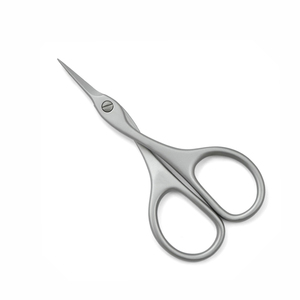 Couleur argent enduit Sharp manucure Mini ciseaux pédicure ciseaux lame tranchante maison ciseaux en acier inoxydable avec Logo personnalisé - Product Image 2