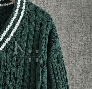 เสื้อสเวตเตอร์แบบสวมหัวสำหรับเด็กนักเรียนจากปากีสถานเสื้อสเวตเตอร์ถักใส่สบาย - Product Image 5