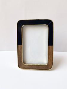 Haute qualité luxe Design bois résine et laiton cadre Photo pour la décoration intérieure artisanat à la main photo mur affichage décor par adresse artisanat - Product Image 5