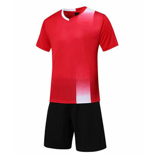 Conjunto de uniforme de fútbol 100% algodón y poliéster transpirable, ropa de verano, sublimación, precio al por mayor, 2022 - Product Image 2