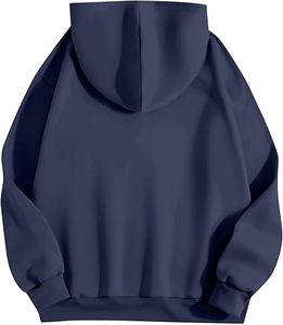 Sudaderas con capucha informales de invierno para hombre, Color sólido, 100% algodón, ajuste Regular, secado rápido y transpirable, alta calidad - Product Image 4