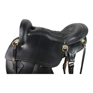 ชุดอานม้าหนังแท้คุณภาพสูงทำด้วยมือฮอร์นขี่ม้าสไตล์ตะวันตกสวมใส่สบายทนทาน - Product Image 4