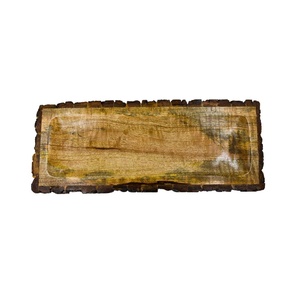 Elegante bandeja de madera de mango hecha a mano para servir desayuno de hotel y comida de fiesta de World Craft Impex - Product Image 6
