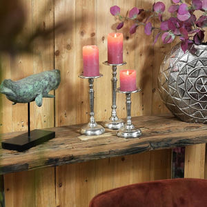 Bougeoir en aluminium de luxe pièce maîtresse de mariage orné élégant romantique décor de table cadeau fait à la main Look qualité supérieure en vrac - Product Image 5