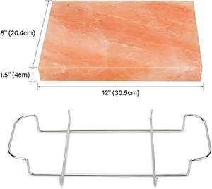 Panneaux de pierre de sel rose de l'Himalaya de luxe fabriqués à la main en briques de style amour sculptées pour la décoration intérieure et le bien-être naturel - Product Image 2