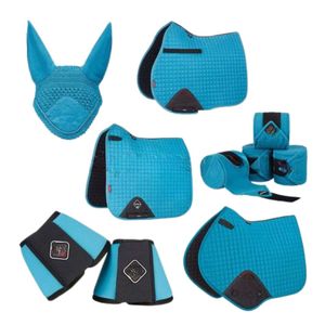 Coussinets équestres au design personnalisé en coton Ensemble de coussinets de selle pour chevaux bottes de soutien pour bonnet anti-mouches Nouvelle arrivée de coussinets équestres - Product Image 6