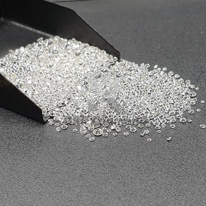 Venta al por mayor de 1mm SI Clarity, Diamante Blanco de cuerpo entero, redondo, natural, directo de la India para joyería certificada por GIA e IGI - Product Image 5