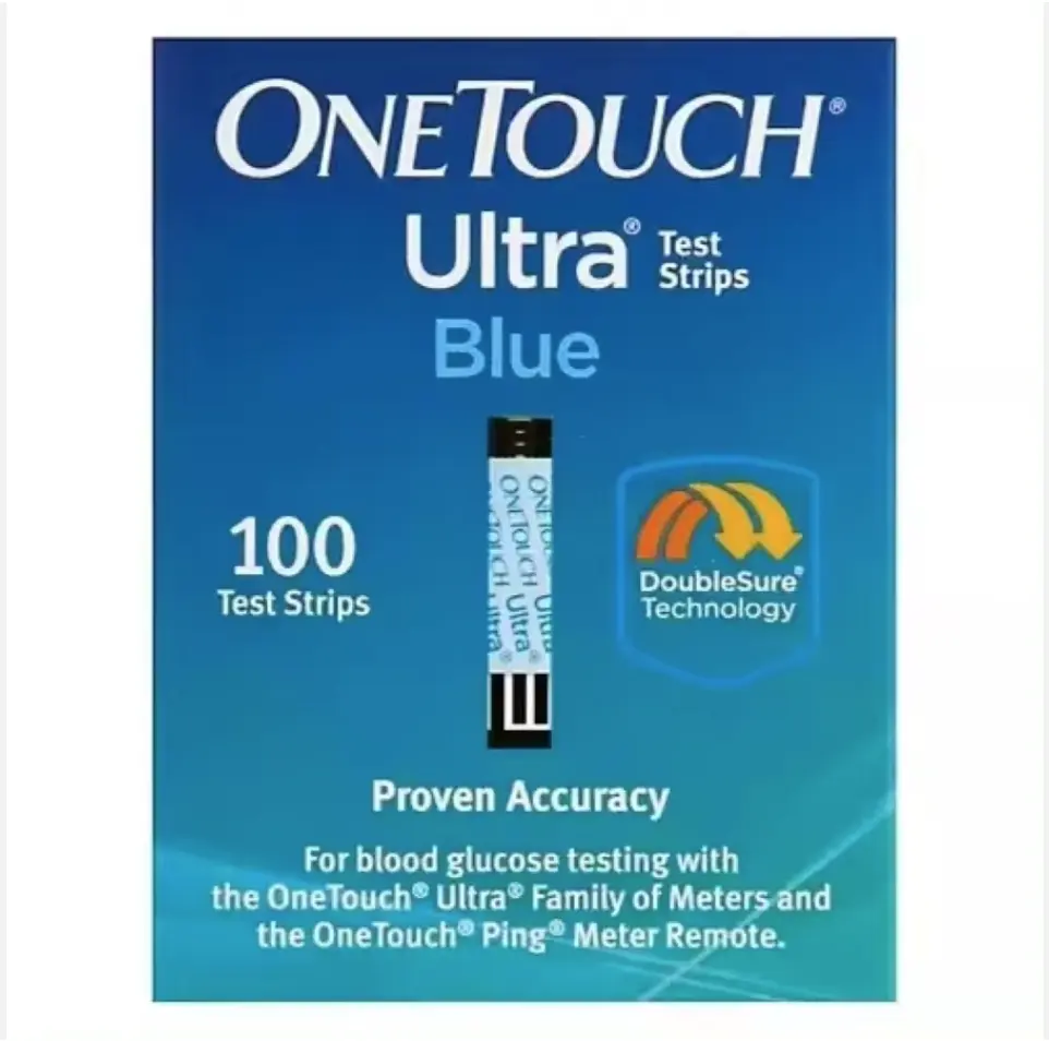 One Touch Ultrablauwe Teststrips 100ct 1 Jaar 6 Maanden Vervaldatum