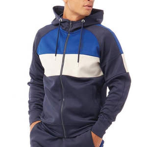 Sweat à capuche en polaire de gymnastique brodé personnalisé de haute qualité pour hommes tissu tricoté respirant col zippé Style Sport d'hiver avant solide - Product Image 2