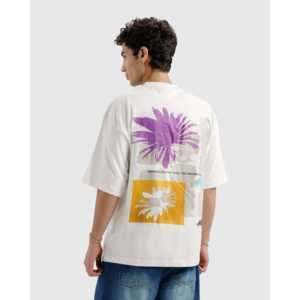 เสื้อยืดพิมพ์ลายศิลปะนามธรรมผ้าฝ้ายออร์แกนิค 100% รุ่นฟิตเนส น้ำหนัก 300 กรัม เสื้อยืดดีไซน์เนอร์แบบอัดแน่น - Product Image 5