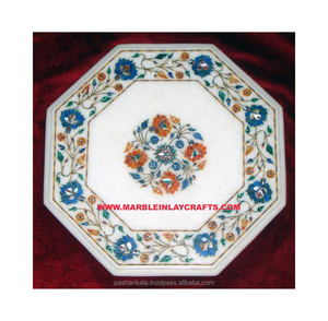 Mesa de centro de trabajo hecha a mano de estilo moderno con Incrustaciones de nácar muy hermosa con acabado fino para decoración de cocina - Product Image 1