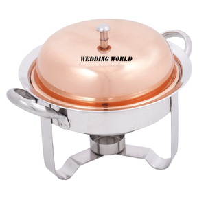 Suministros para hoteles y restaurantes Plato de frotamiento Plato de comida de lujo de calidad superior Clásico Elegante Calentador de alimentos al por mayor - Product Image 2