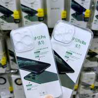 Coque de téléphone portable antichoc en TPU ultra-légère haute transparence pour toute la gamme d'iPhone 17 16 15 14
