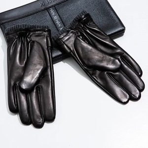 Gants de conduite en cuir imprimés avec logo professionnel du fabricant Meilleur prix avec logo personnalisable pour une utilisation en voiture et en moto - Product Image 5