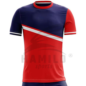 Uniformes de Fútbol con Logotipo Personalizado, Último Diseño en Venta, Jersey de Poliéster para Adultos, Transpirable, Manga Corta, con Impresión de Nombre - Product Image 5