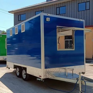 Remolque de Cocina Móvil de 2.8m con Carrocería de Aluminio y Fibra de Vidrio, Eje Único, Alimentación Integrada, Uso en Exteriores, para Snacks, Helados y Comida Rápida - Product Image 3