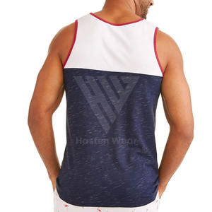 Débardeur de sport pour homme en gros, 100% fibre de coton, respirant, séchage rapide, couleur personnalisée - Product Image 2
