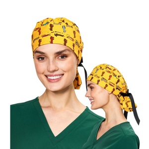 TOP SELLING Caps Casquette de gommage chirurgical en satin Infirmière de soins de santé-Uniforme FMF OEM/ODM Bonnet Caps Dentiste Gommage Chapeau Gommage avec tête - Product Image 5