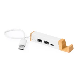 Gadget USB Promozionale Sostenibile in Materiale Riciclato con Porta USB, Gadget Ecologici - Product Image 1