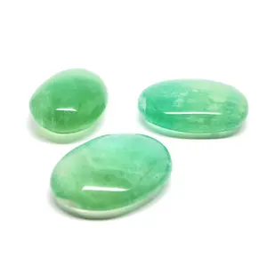 Экспортный Качественный Зеленый флюоритовый пальмовый камень, купить от Mariya, экспортный кристалл, драгоценный камень, зеленый флюоритовый кувыркающий камень для украшения
