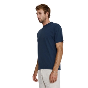 OEM T-shirt homme lourd surdimensionné 100% coton personnalisé lavé polyester/coton décontracté style streetwear imprimé logo tissé - Product Image 4