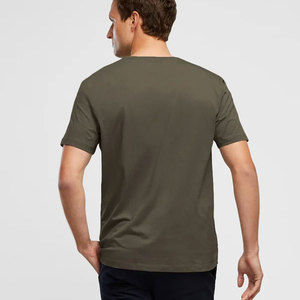 T-shirt en vrac en coton uni unisexe respirant mélangé - Product Image 6