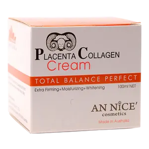 Restaurer l'élasticité de la peau avec les crèmes pour le visage au collagène placenta australien, offrant un raffermissement, une hydratation et un blanchiment supplémentaires,