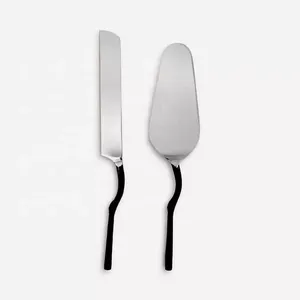 Ensemble de couverts en acier inoxydable de qualité alimentaire élégant pour décoration de table de mariage à l'hôtel et service de nourriture - Product Image 6