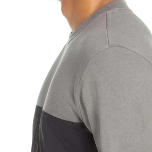 Sweat-shirts pour hommes Couleur contrastée Adultes Personnalisé Écologique 100% coton polaire Automne Vêtements décontractés Sweat-shirts brodés pour hommes - Product Image 3