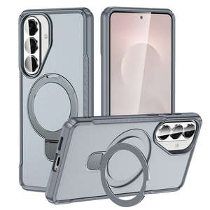 Support de téléphone pour voiture pour Samsung S26 Hybrid avec anneau magnétique, design professionnel, matériau TPU+PC, protection à 360° - Product Image 2