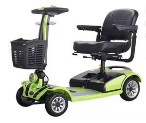 Bicicleta plegable vintage eléctrica de cuatro ruedas para adultos de alta calidad - Product Image 1