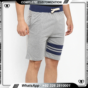 กางเกงขาสั้นมีเชือกผูกสำหรับผู้ชายกางเกงขาสั้นผ้าคอตตอนหนาแบบลำลองแห้งเร็วออกแบบได้ตามต้องการ - Product Image 2