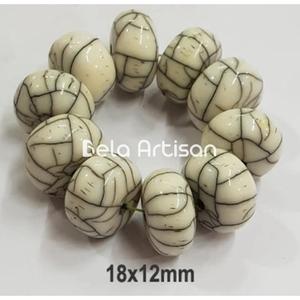 Perles de pierre violette Bela Artisan en gros, facettées, rondelles, en vrac pour la fabrication de bijoux - Product Image 2