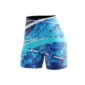 Venta al por mayor verano botín corto Tie Dye Scrunch pantalones cortos deportivos para las mujeres elástico de cintura alta Push up Yoga gimnasio Fitness Biker Shorts - Product Image 1