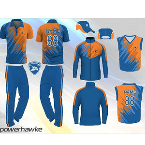 Qualité supérieure Ensemble Complet Cricket Uniforme Sportswear Col Jersey et Pantalon Pantalon Disponible en Différentes Couleurs - Product Image 1