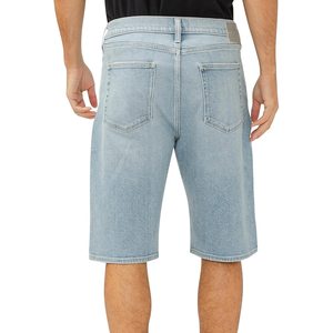 Usine taux hommes décontracté Denim Shorts qualité professionnelle tendance mode jean droit Style tricoté méthode de tissage - Product Image 4