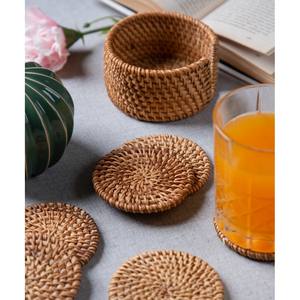 Sets de table en jute tissé naturel Sets de table ronds résistants à la chaleur pour la décoration de table Vente en gros - Product Image 2