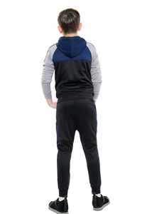 ชุดวอร์มลายทางสีพื้นสำหรับเด็ก,ชุดวอร์มแบบมีซิปสำหรับฤดูใบไม้ผลิชุดวอร์มสำหรับเด็ก - Product Image 3