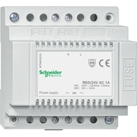 Alimentation industrielle gris clair MTN663529, entrée AC 24V/1A 230V 50/60Hz, haute fiabilité