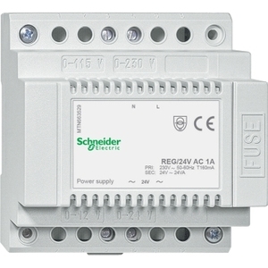 Alimentatore Industriale SCHNEIDER ELECTRIC MTN663529 Grigio Chiaro AC 24 V/1 A ad Alta Affidabilità - Product Image 1