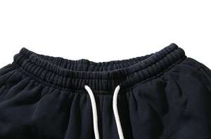 Venta al por mayor de pantalones cortos casuales de diseñador de la marca de los hombres de lavado ácido DTG de impresión 100% de algodón de gran tamaño pantalones cortos Vintage de peso pesado - Product Image 5