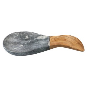 Soporte de cuchara de pie para estufa superior Soporte de cucharón de 6 pulgadas Soporte de cocina de metal para espátulas Cucharas Pinzas Más - Product Image 3