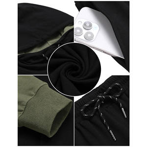 ชุดวอร์มสำหรับผู้ชายใส่ได้ทั้งชายและหญิงชุดวอร์มกางเกงโอเวอร์ไซส์ไม่มีฮู้ดสำหรับใส่วิ่งผลิตจากผ้าเฟรนช์เทอร์รี่ - Product Image 5