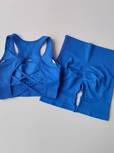 Conjunto Deportivo para Mujer, Top Corto y Pantalones Cortos, Ropa Cómoda para Yoga, Gimnasio, Fitness y Entrenamiento - Product Image 2