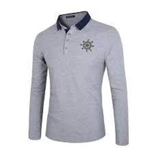 Hot Selling Men's Cotton <b>Collar</b> <b>T</b>-<b>Shirts</b> for Sustainable Cotton <b>T</b> <b>Shirt</b> With Custom Design and Logo Print Men's <b>Collar</b> <b>T</b> <b>Shirts</b> - Product Image 3